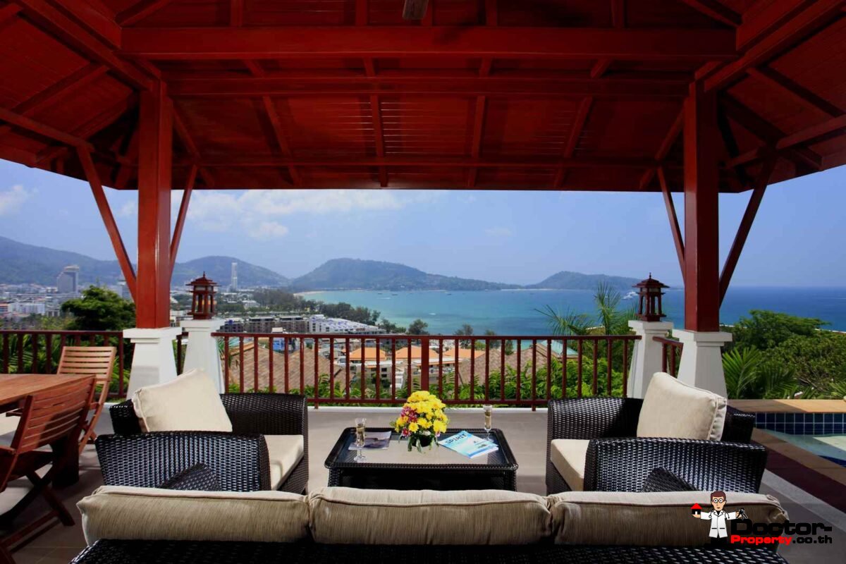 Magnificent 3 Bedroom Sea View Villa - L´Orchidee Residences - Patong Beach - Phuket West - for sale